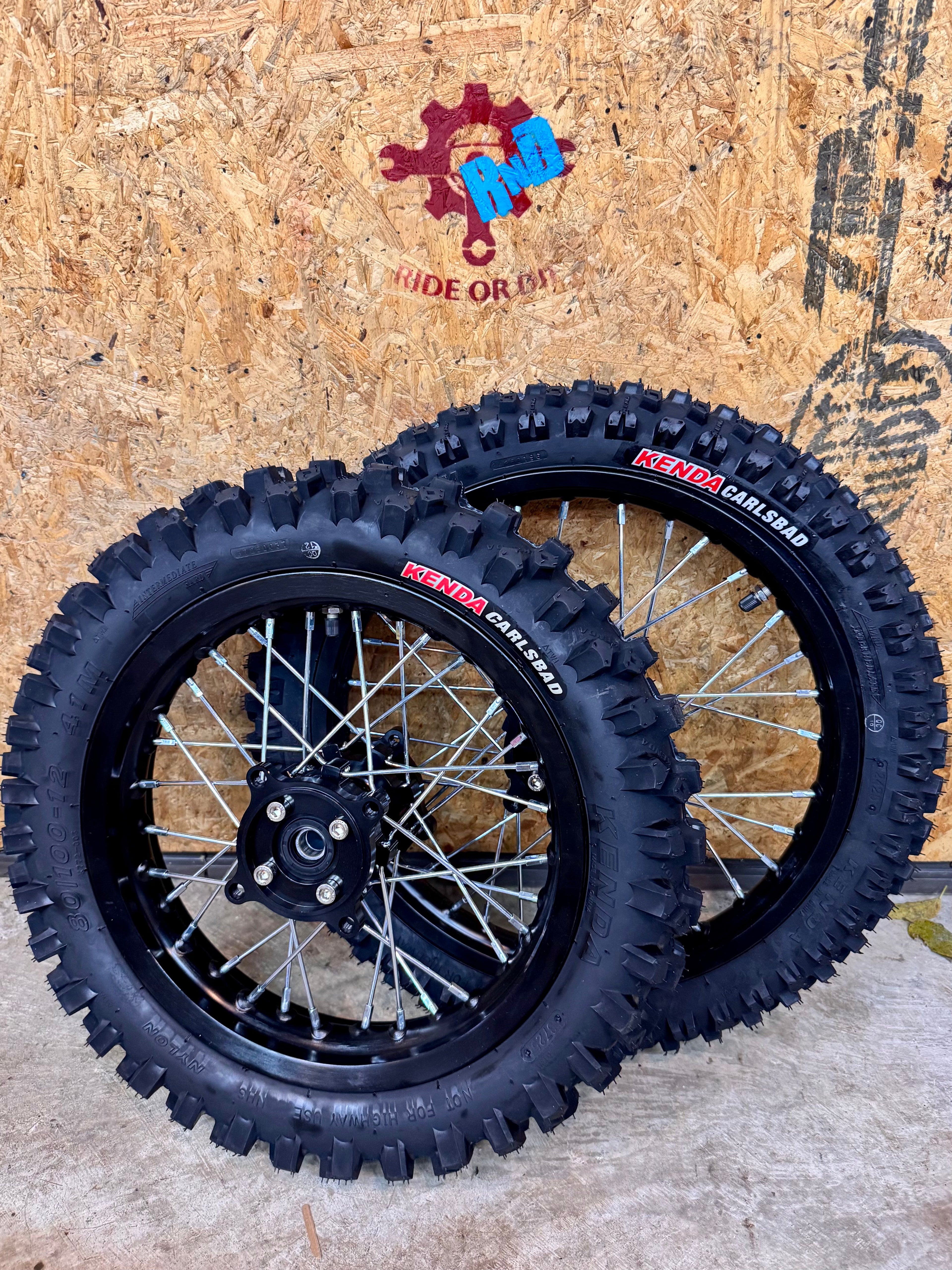 Razor MX or SX 14" Front Pitbike Wheel Kit