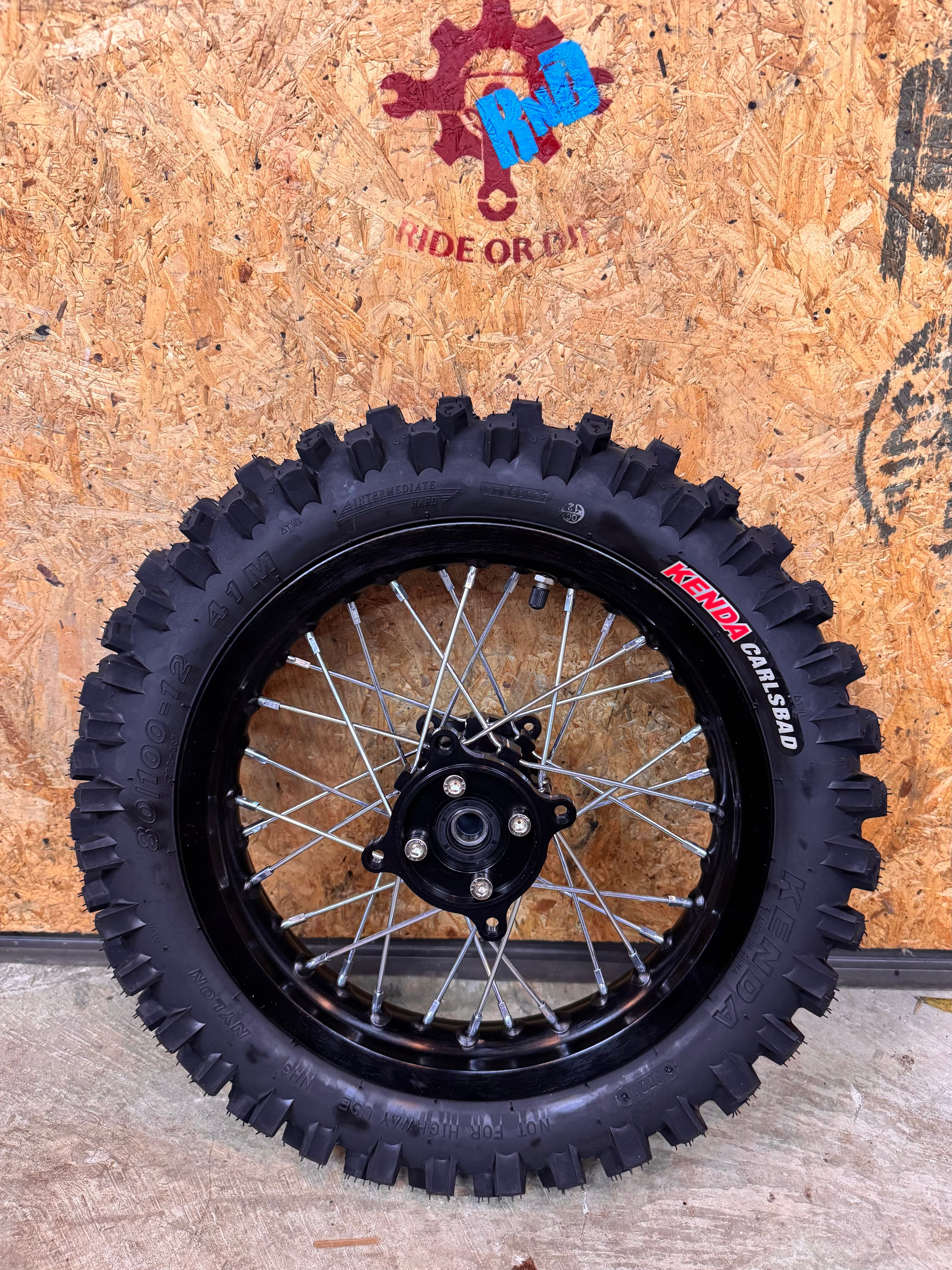 Razor MX or SX 12" Rear Pitbike Wheel Kit