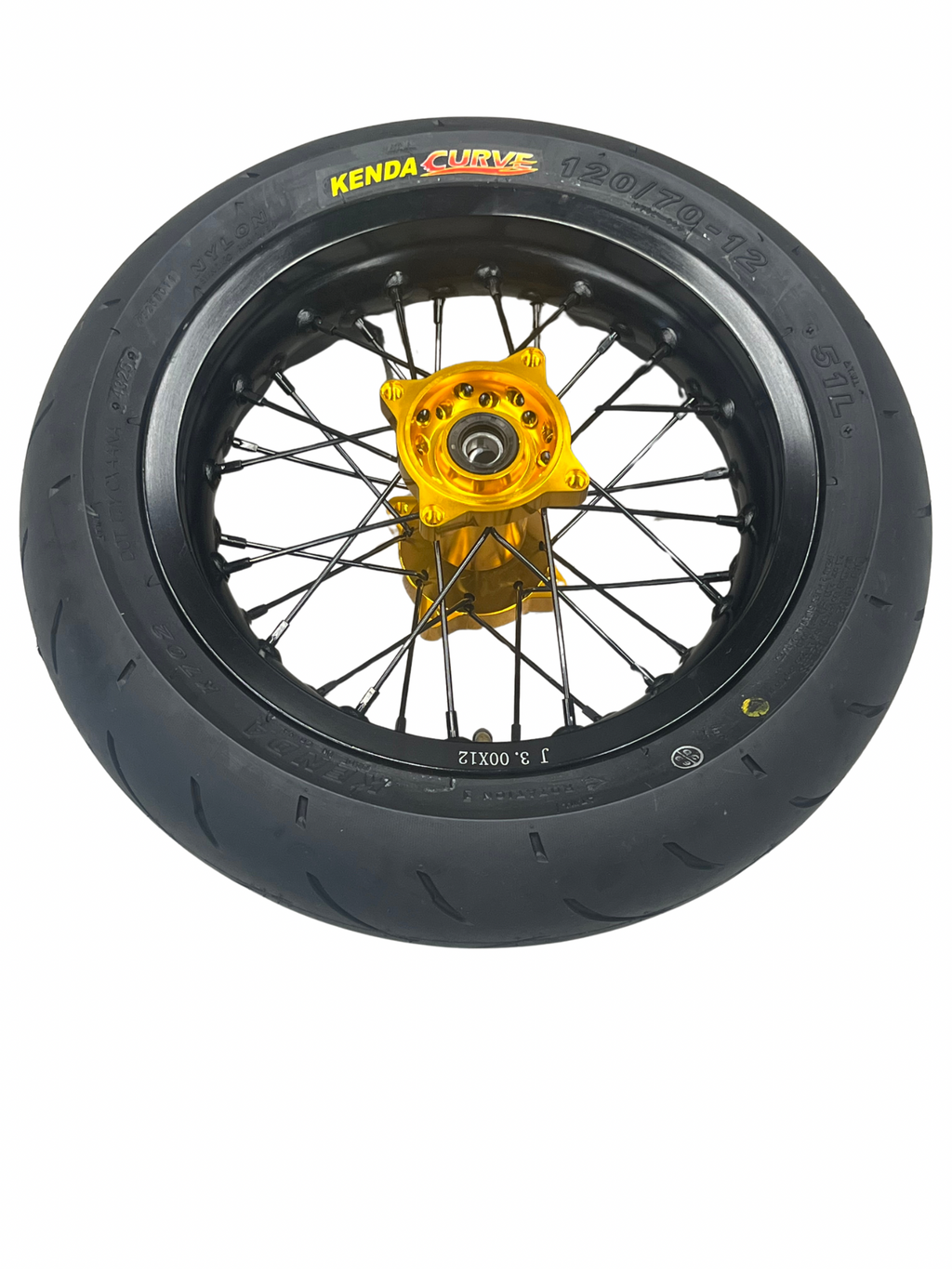 Razor MX or SX 12" Rear Supermoto Wheel Kit with CNC Aluminum Hub