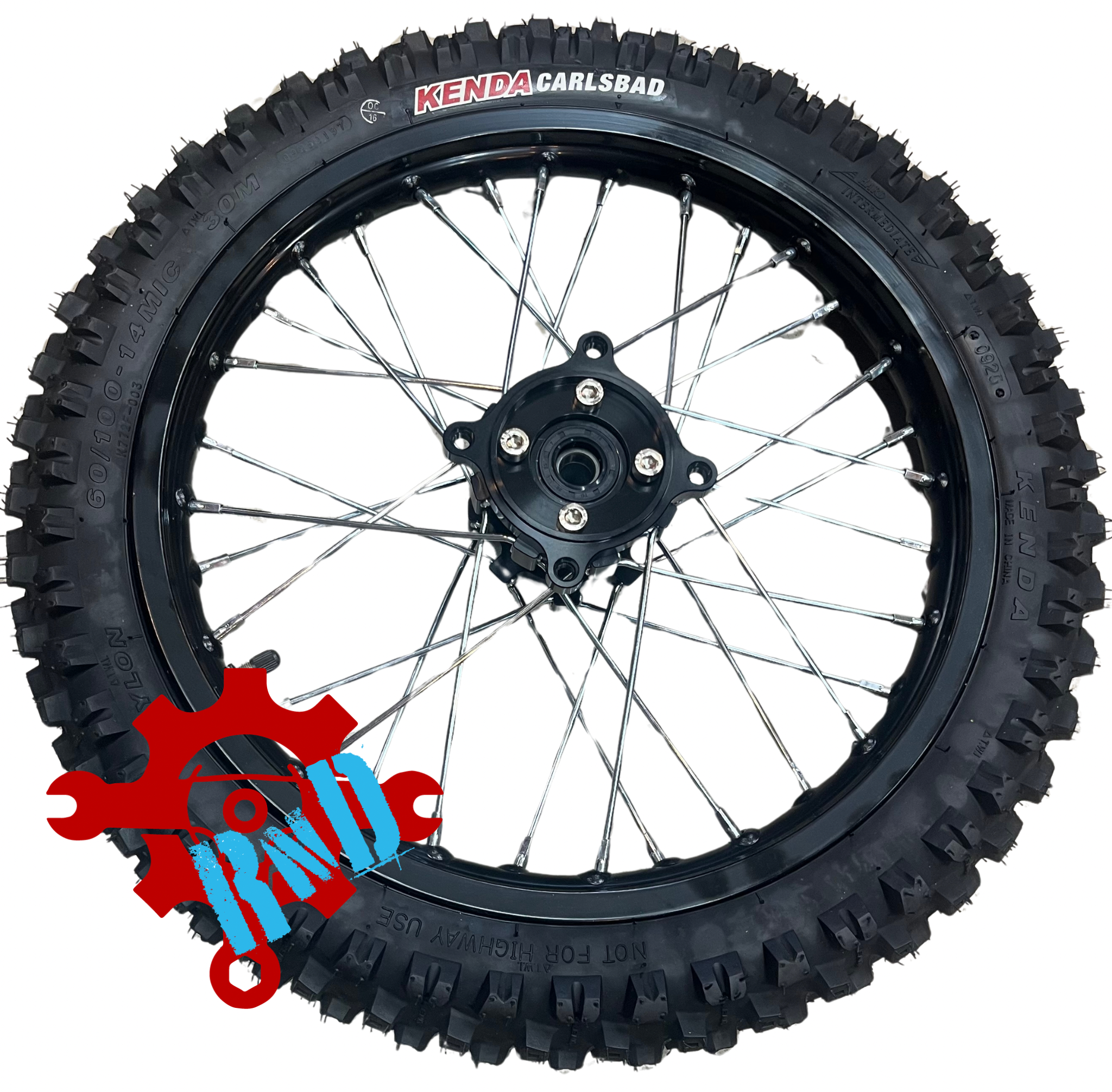 Razor MX or SX 14" Front Pitbike Wheel Kit