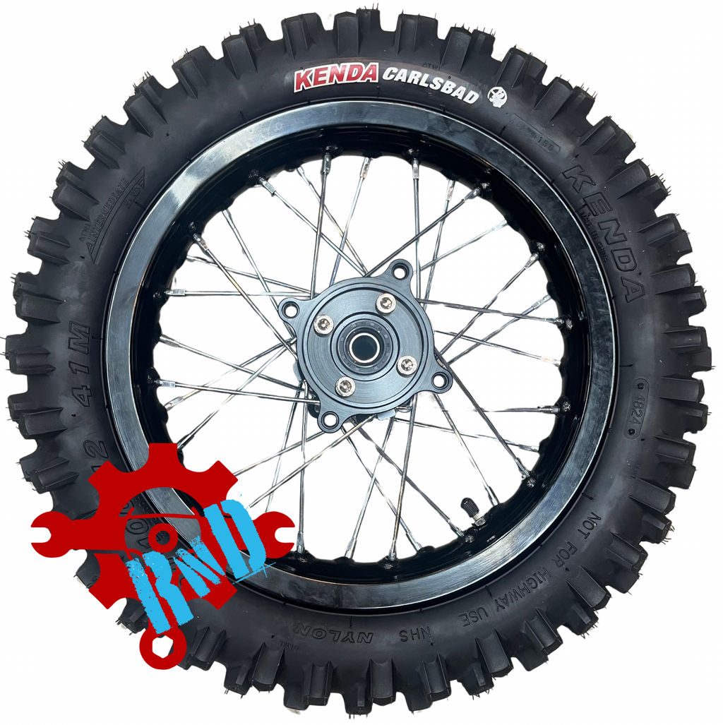 Razor MX or SX 12" Rear Pitbike Wheel Kit
