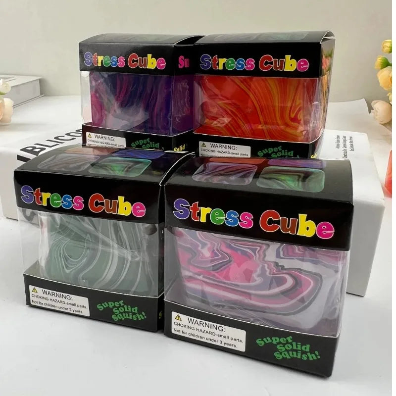 NEW HOT Needoh Soft and Glutinous Sensory Stress-relief Toy Cube Filled with Gel Stretchable Ball Soft Ice blindbox Slow Rebound