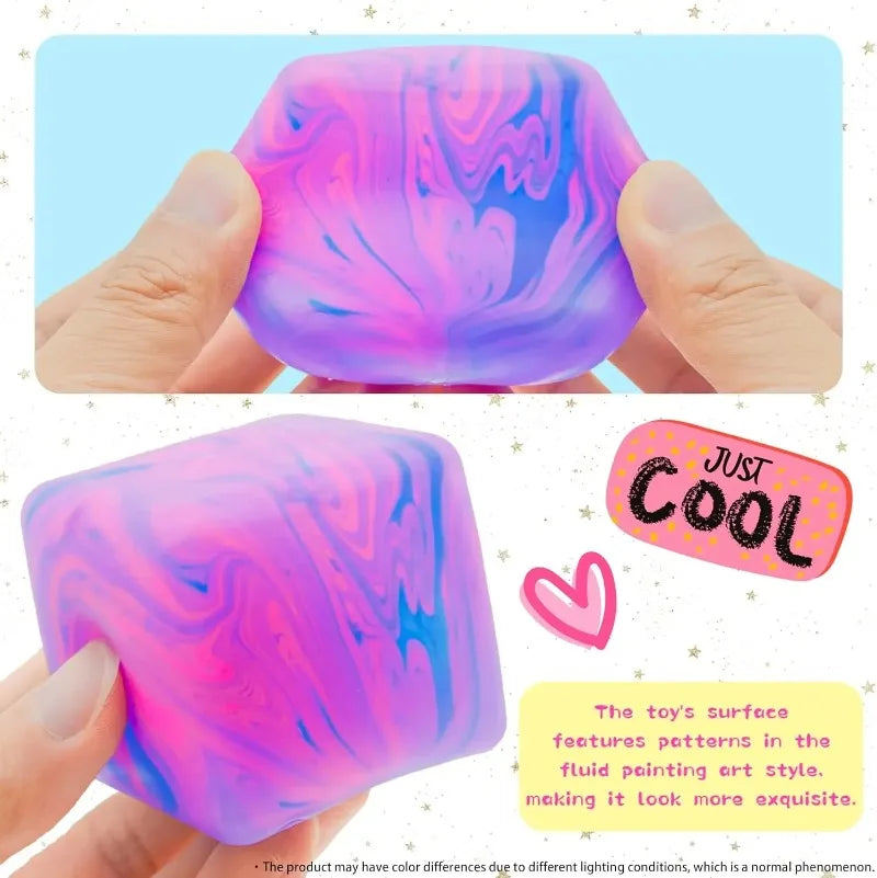 NEW HOT Needoh Soft and Glutinous Sensory Stress-relief Toy Cube Filled with Gel Stretchable Ball Soft Ice blindbox Slow Rebound