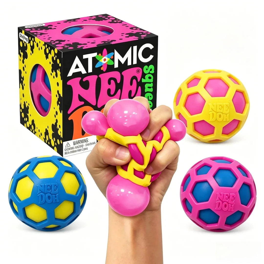 NEW Best Seller Needoh Atomic Stress Relief Ball Squishies Toy Blind Box Adult Party Gift Tool Stress Relief Toy Fidget Toys