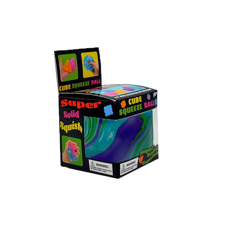NEW HOT Needoh Soft and Glutinous Sensory Stress-relief Toy Cube Filled with Gel Stretchable Ball Soft Ice blindbox Slow Rebound